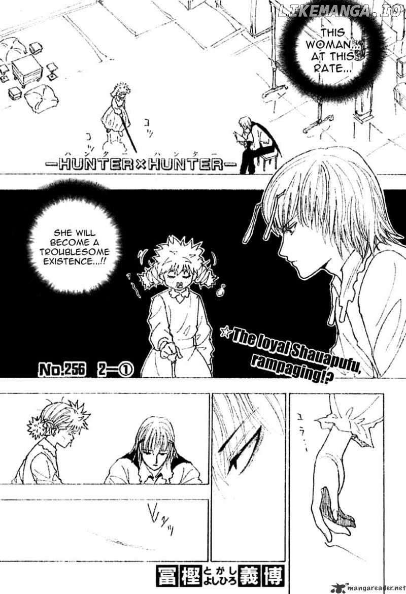 Hunter x Hunter, Chapter 256 image 01